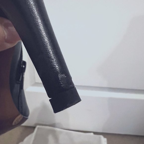 Antonio Melani Black Ankle Bootie-3" Heel- Leather-Women's size 9M - Picture 3 of 15